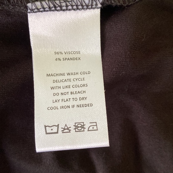 NWT Lilla P “The Black Dress” Tie Neck Cutout Bow Detail Tunic Dress - XL - Picture 12 of 13